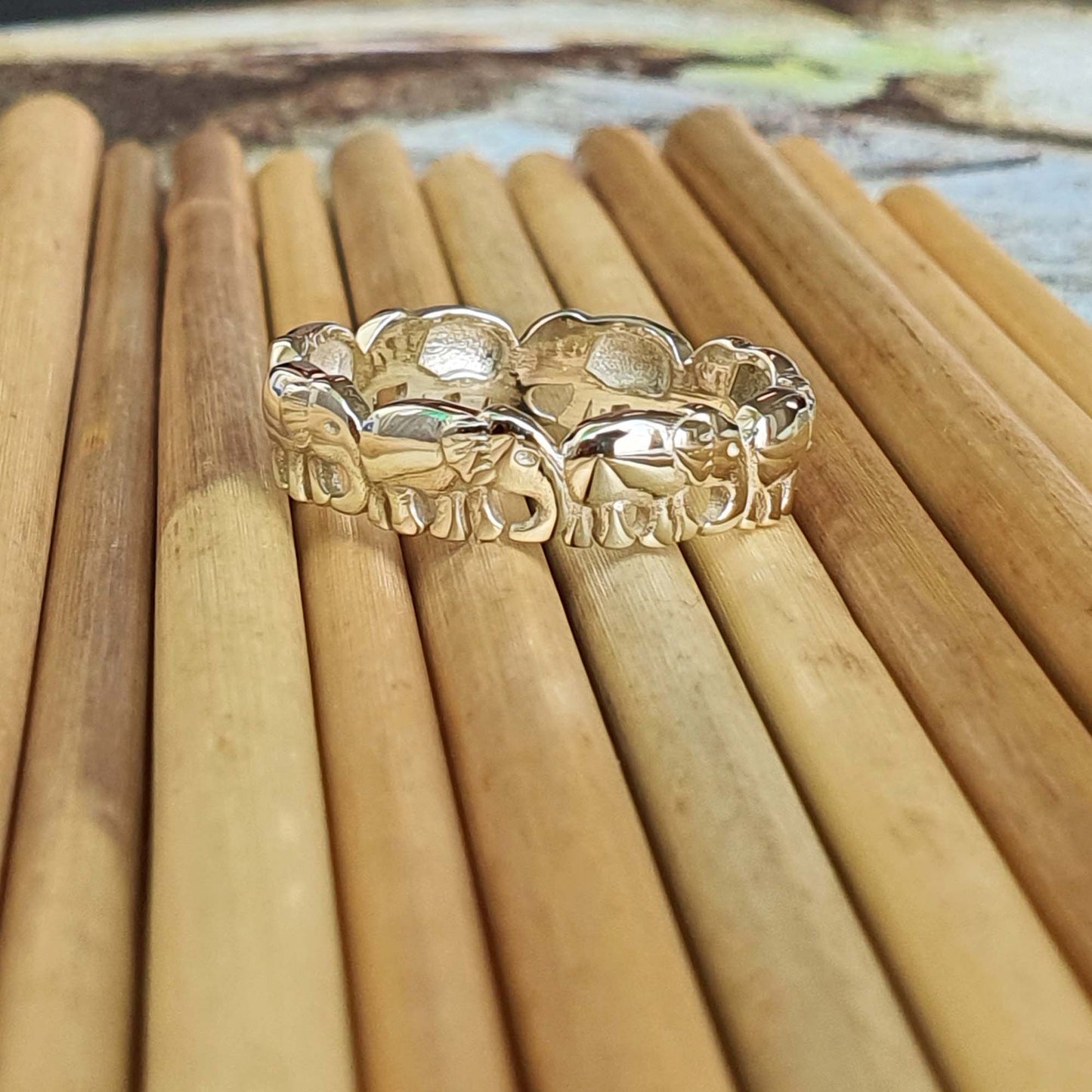chunky silver ring