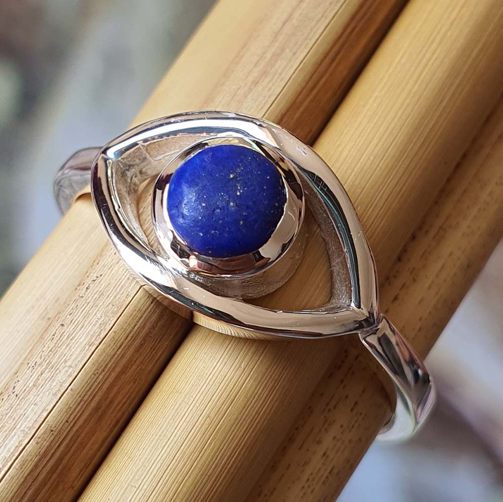 evil eye lapis ring