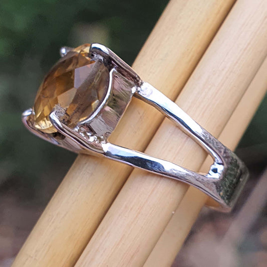 yellow citrine ring