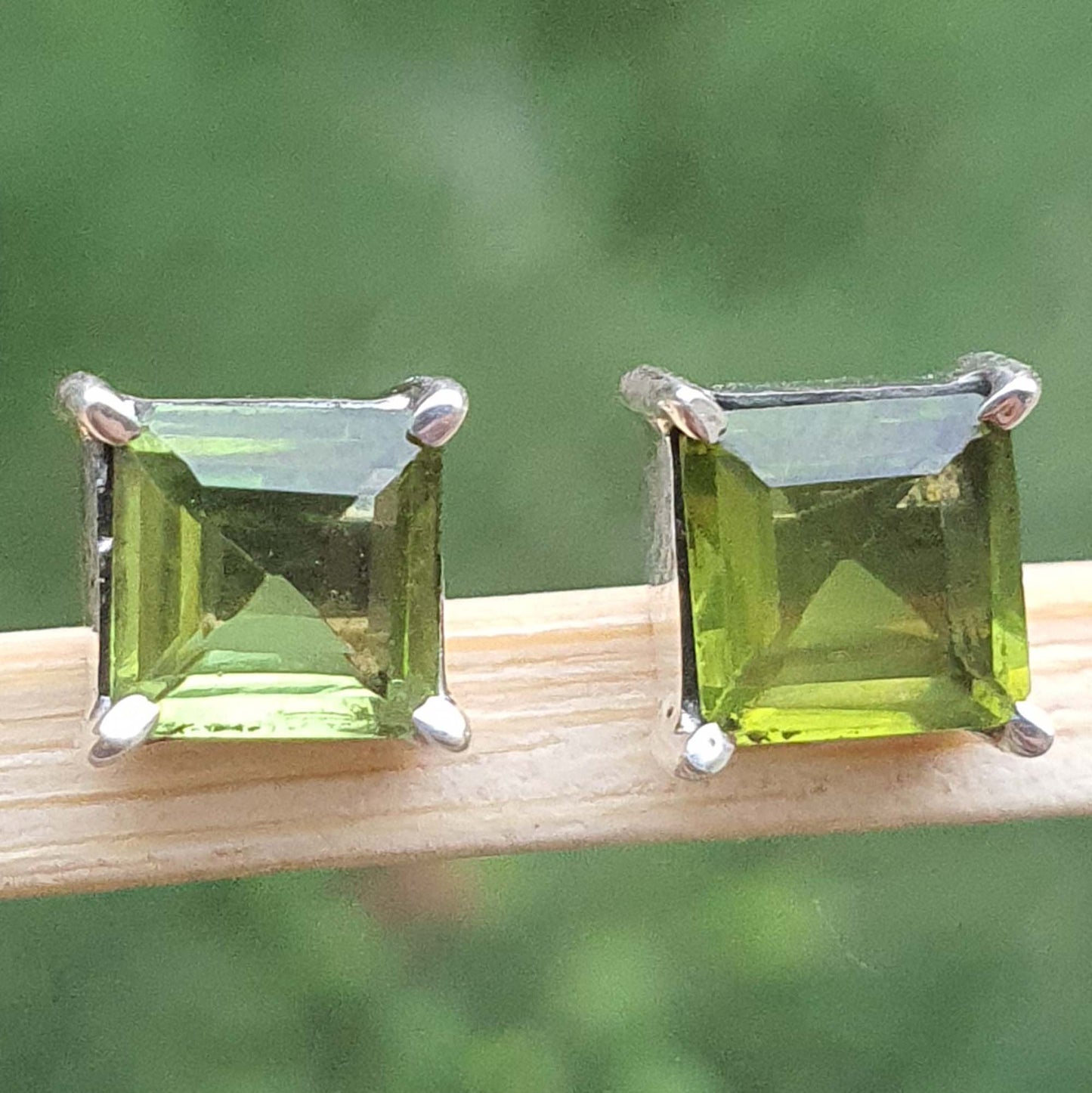 peridot earrings for women