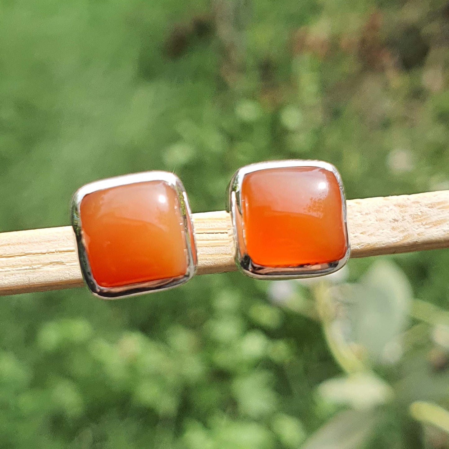 moonstone studs