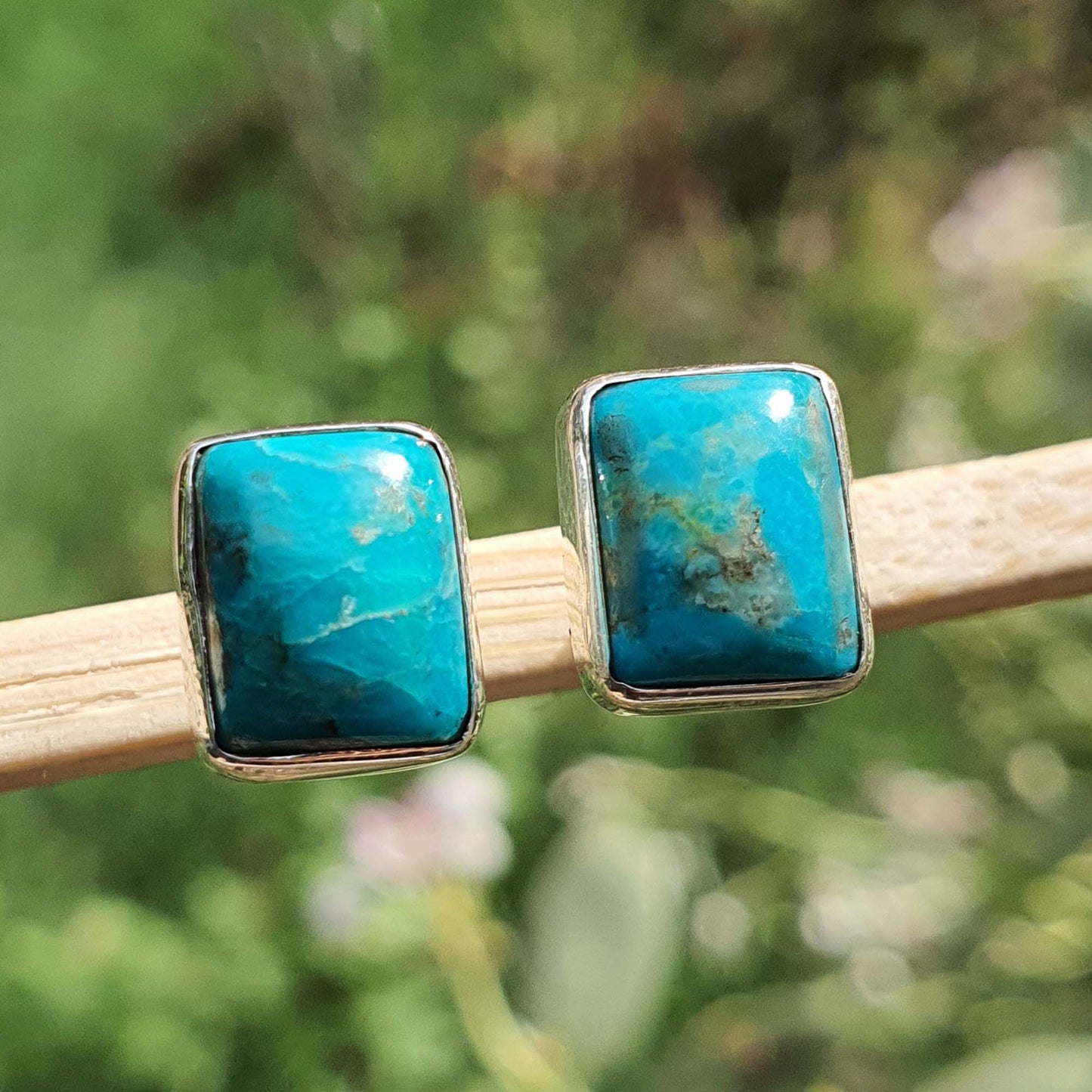 turquoise stud earrings