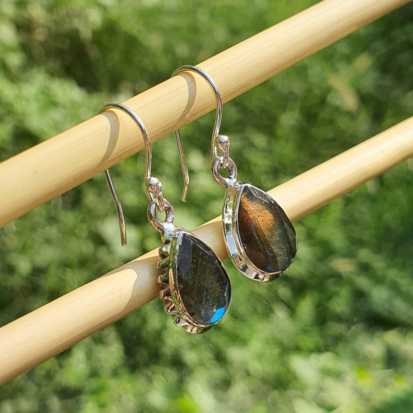 teardrop dangle earrings