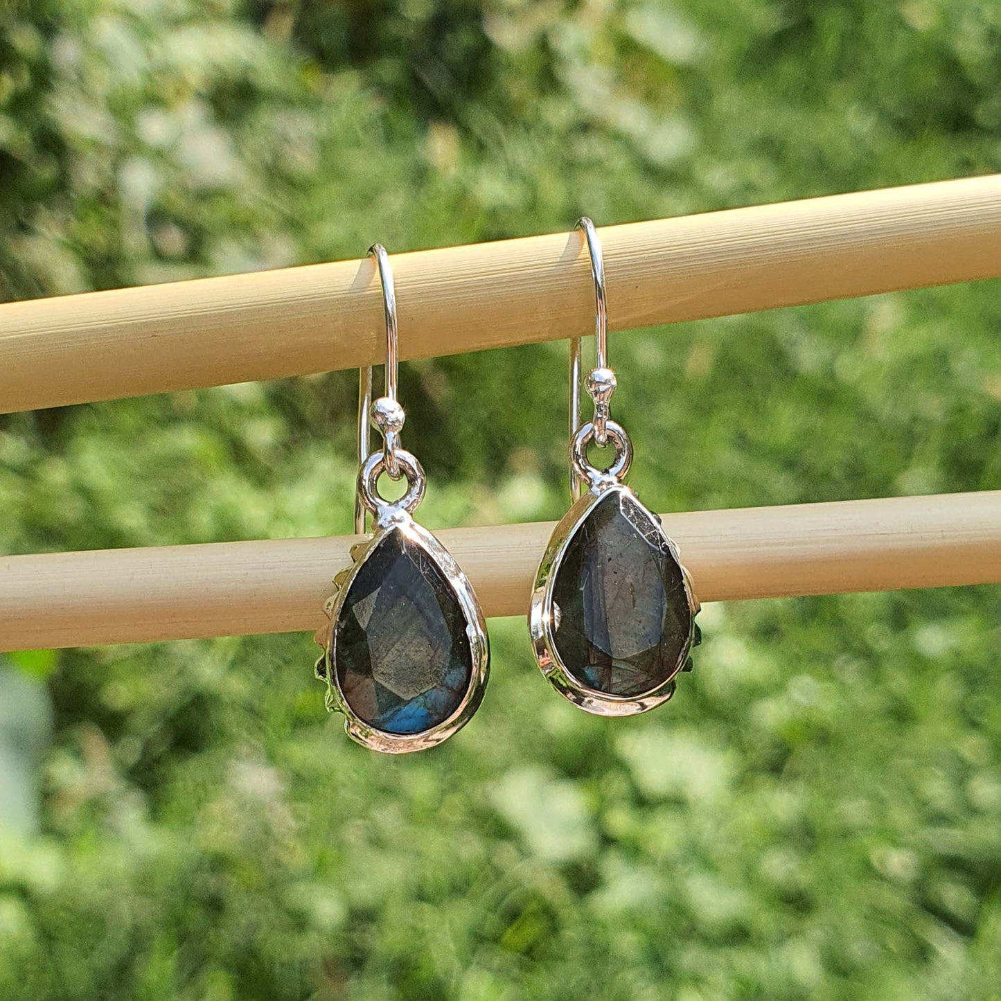 labradorite earrings
