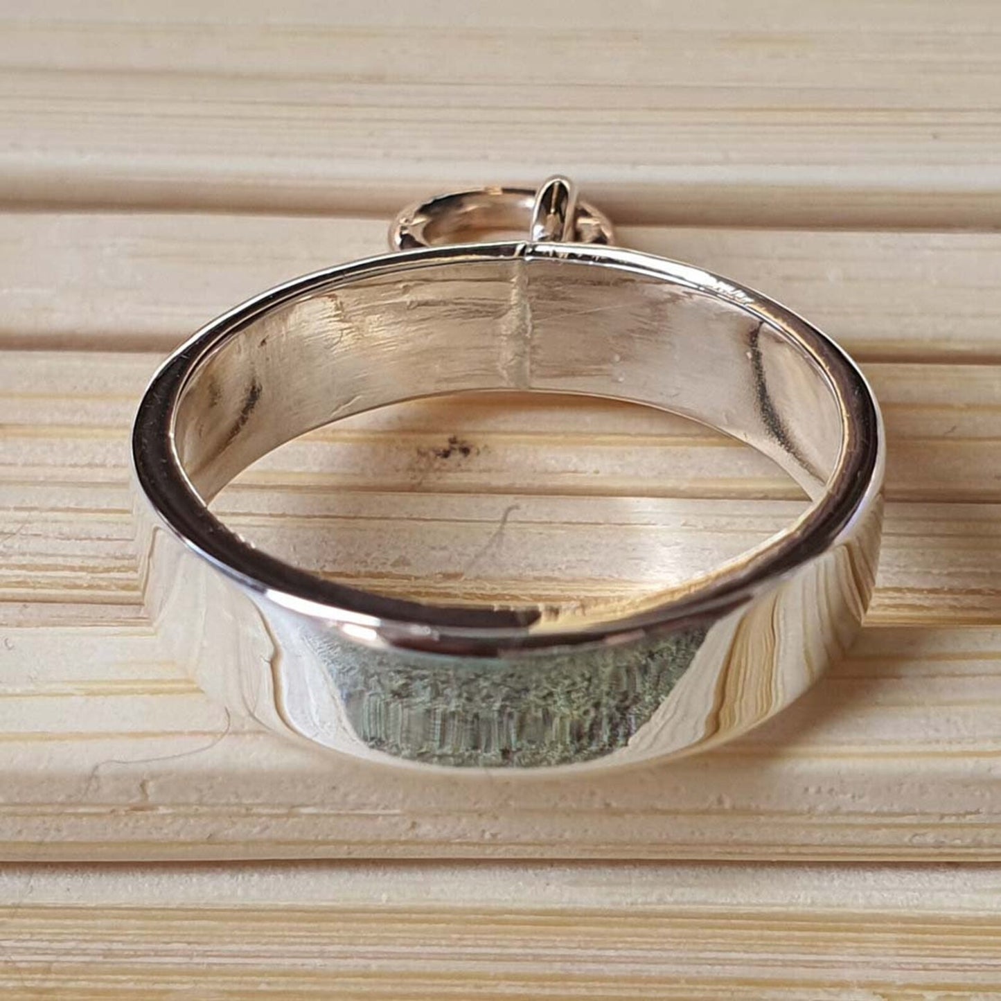 simple silver stacking ring