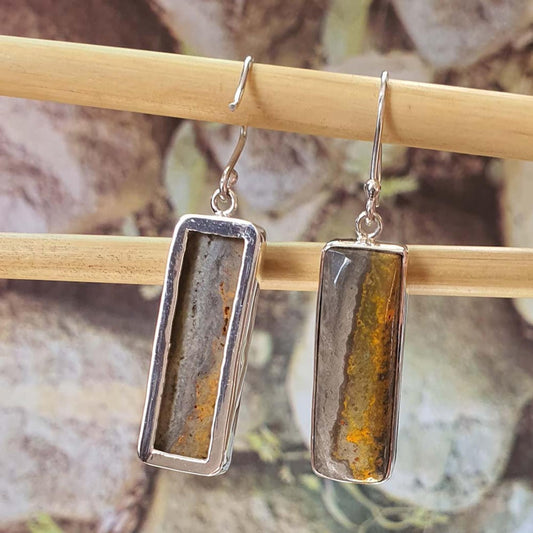 long bumblebee earrings