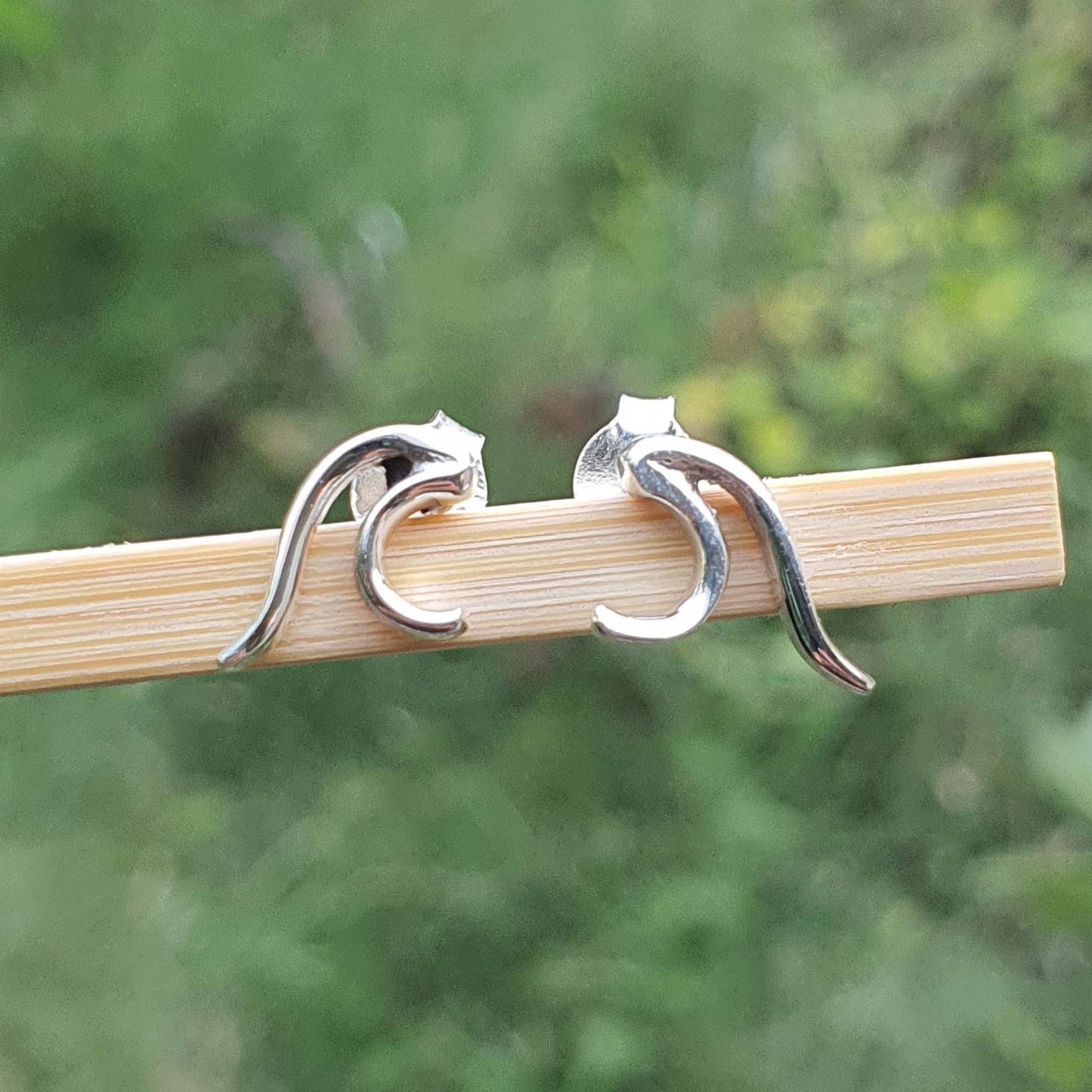 Wave Stud Earrings