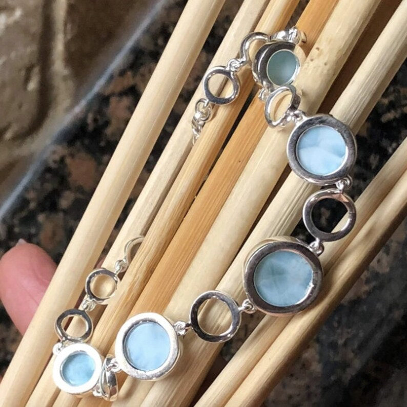 mens larimar bracelet