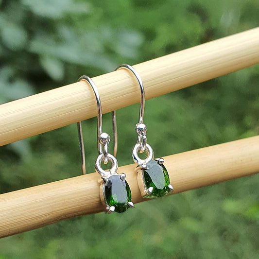 Green Diopside Earring for Women