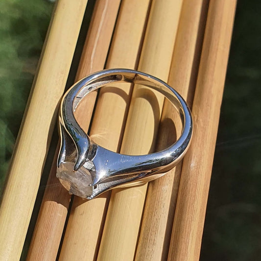 rainbow moonstone ring for men