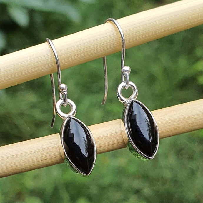 black onyx earrings