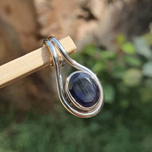 iolite pendant