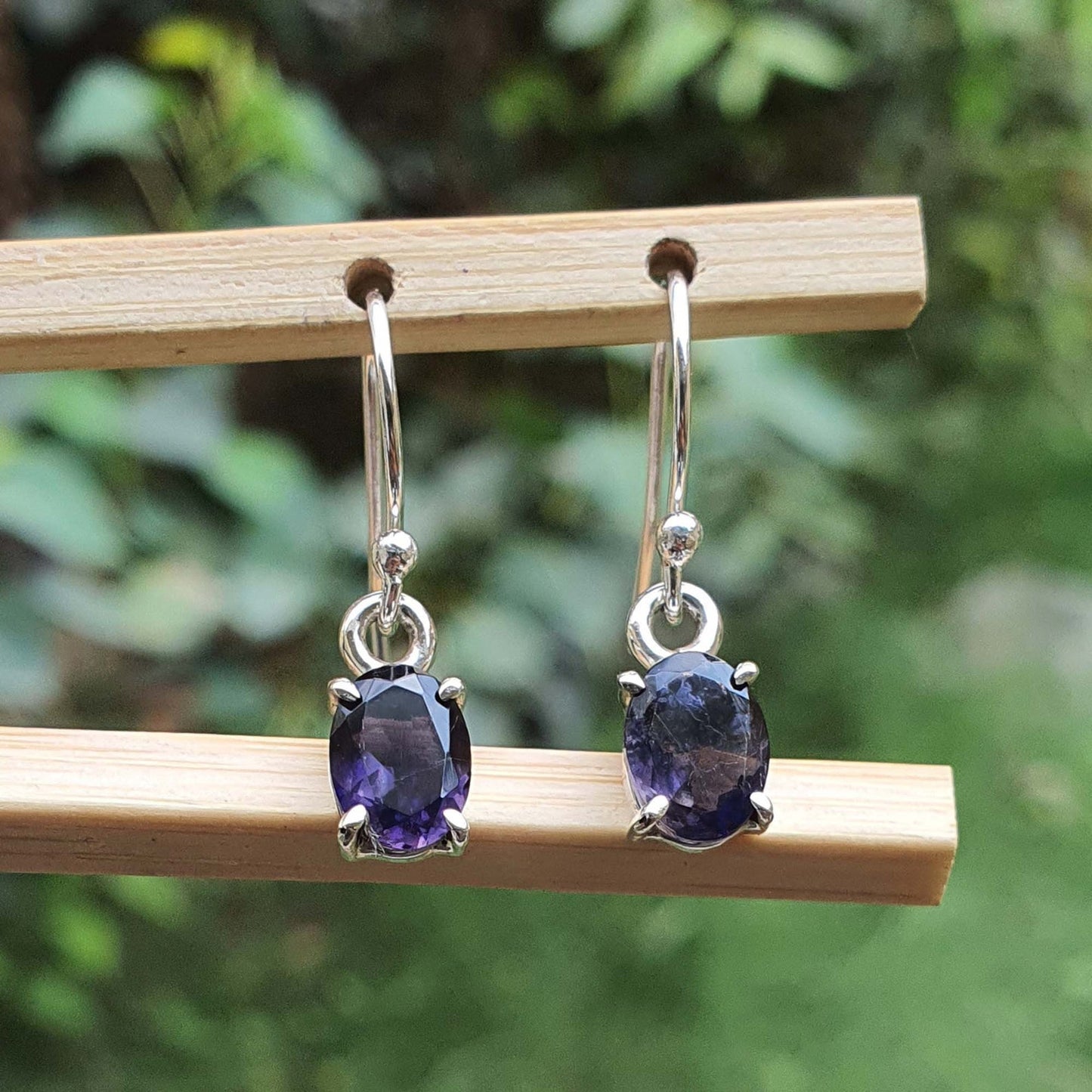 oval stone earrings for women