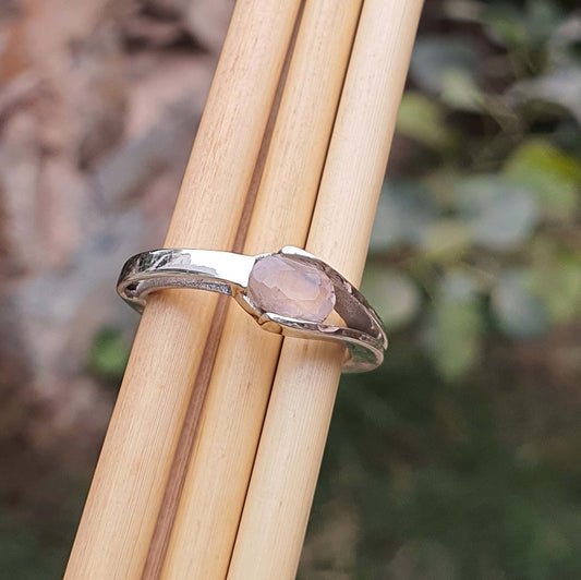 mens crystal quartz ring