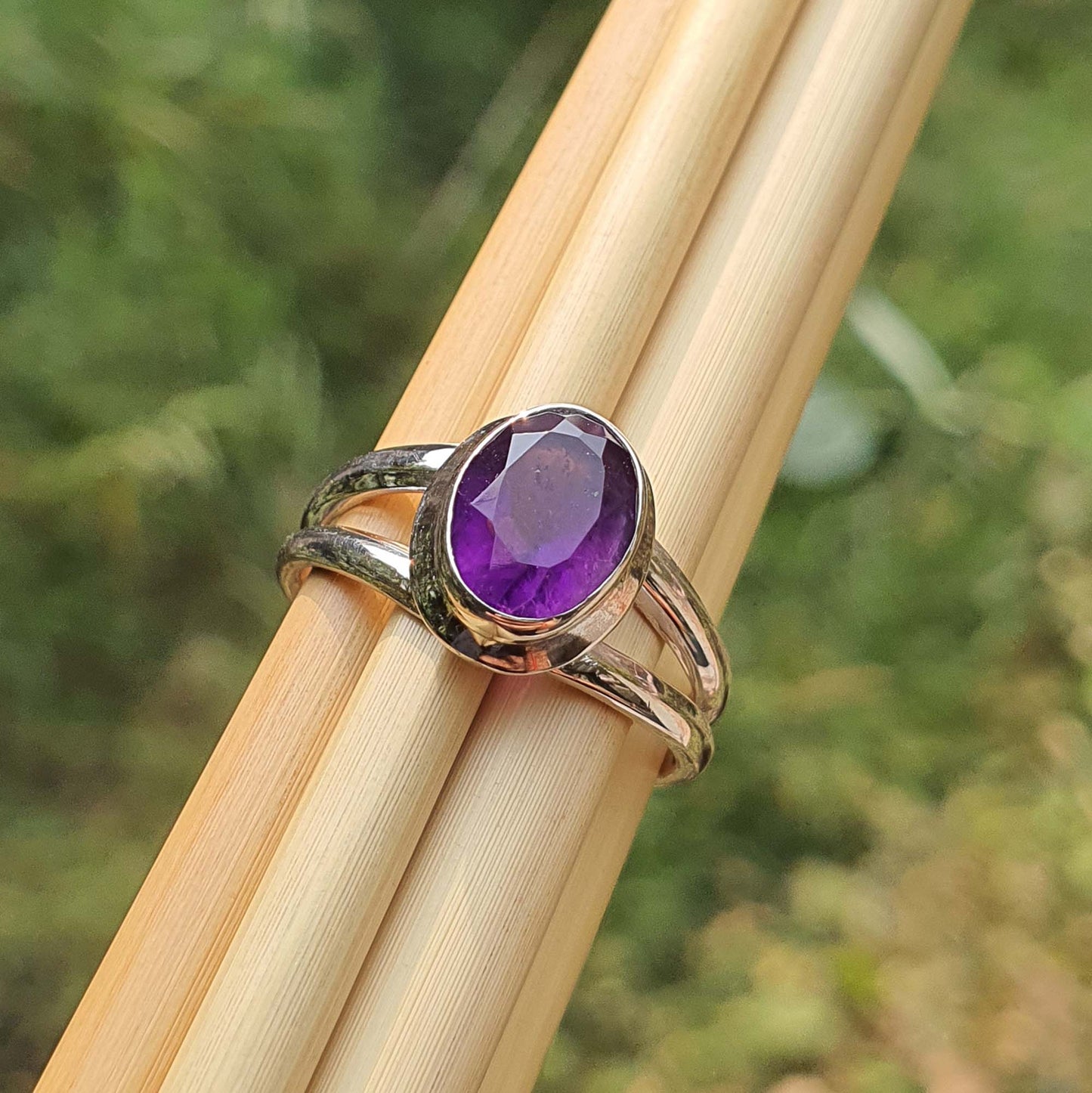 sterling silver natural gemstone rings for men