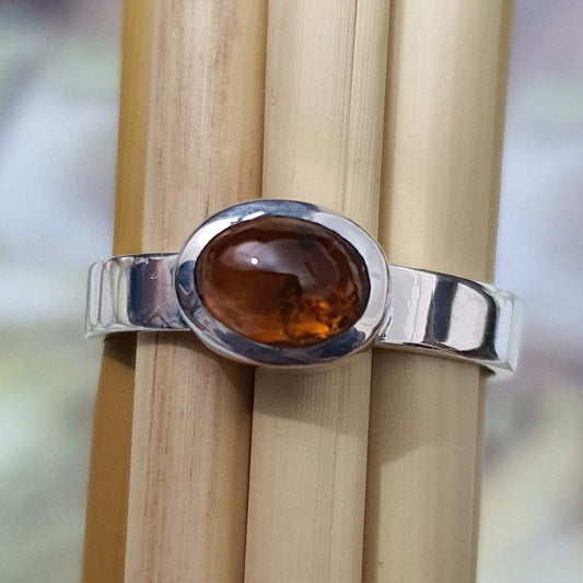 yellow tourmaline ring