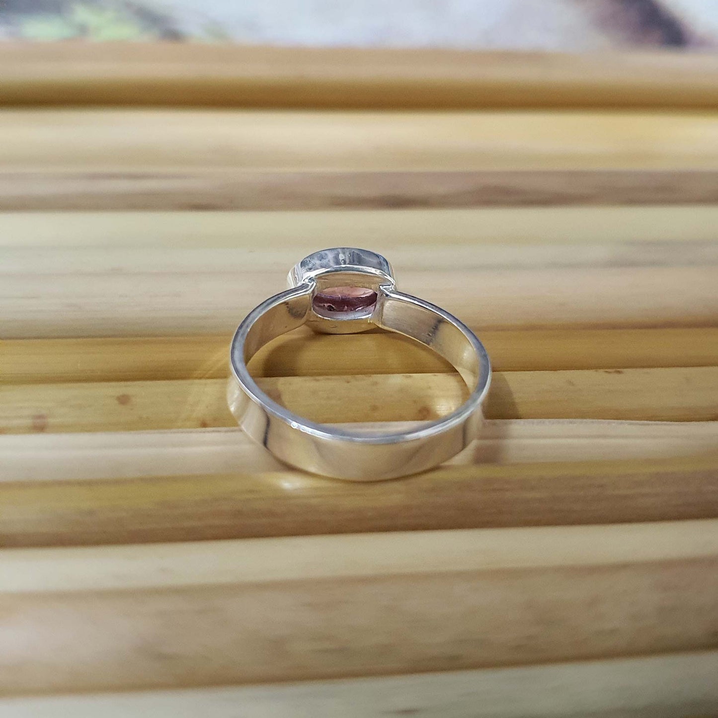 pink tourmaline ring