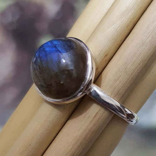 labradorite ring