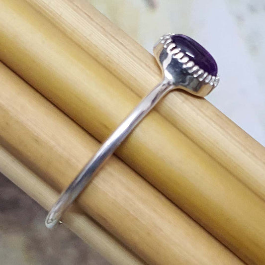 minimalist silver ring