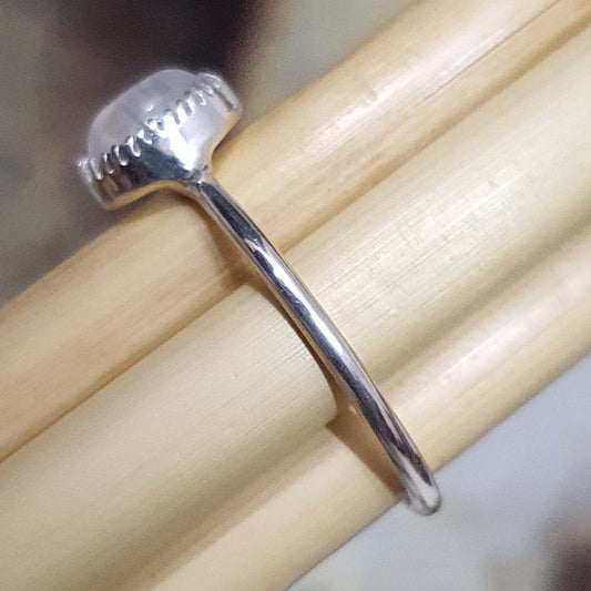 rainbow moonstone ring