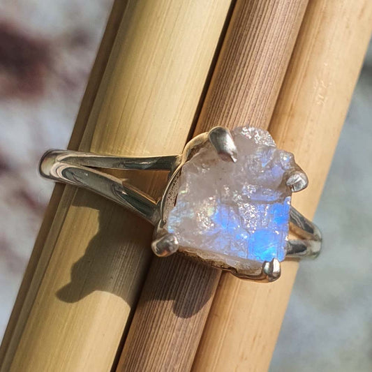 fire moonstone ring