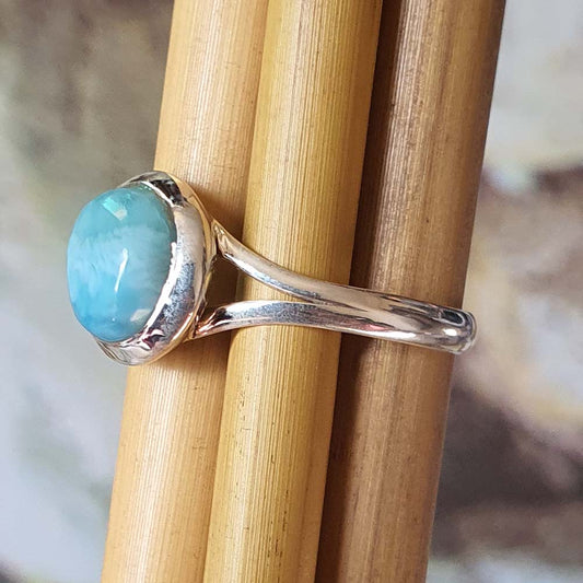 larimar gemstone ring