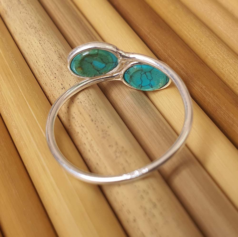 blue gemstone ring