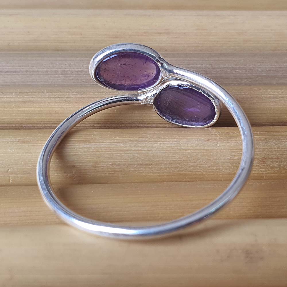 purple gemstone ring