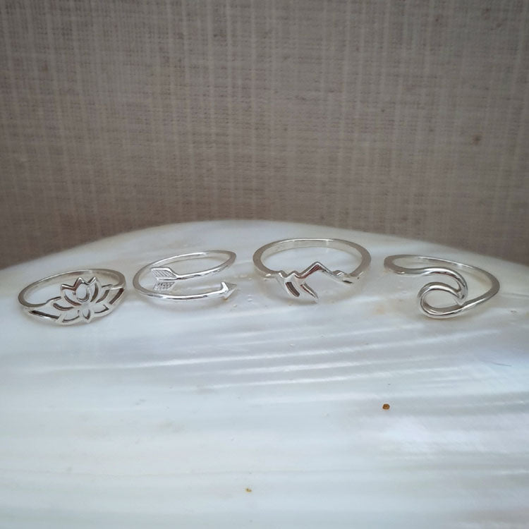 silver arrow ring