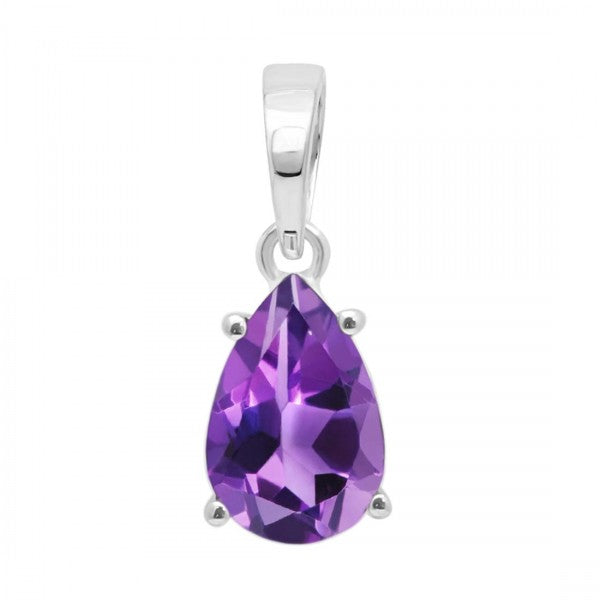 Teardrop Amethyst Pendant