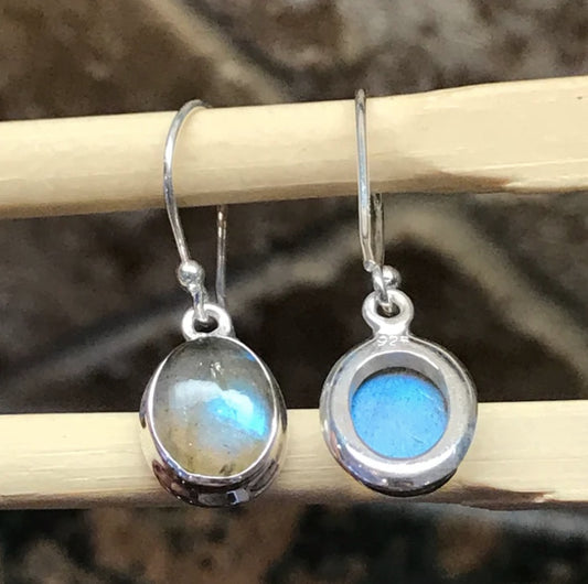 handmade labradorite earrings