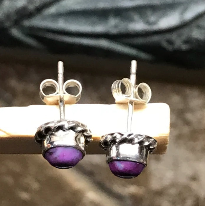 Handmade silver stud