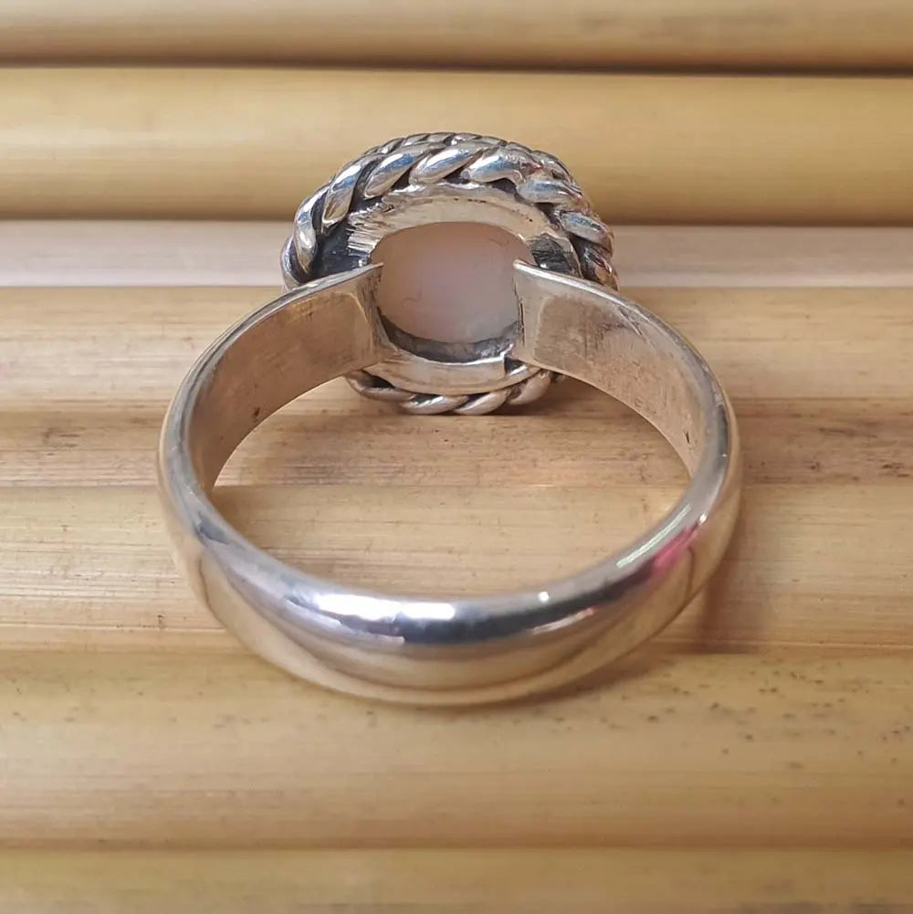 silver designer ring