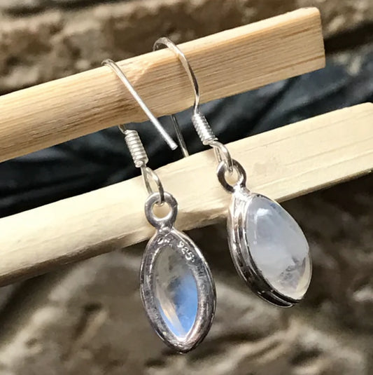 Moonstone silver earrings
