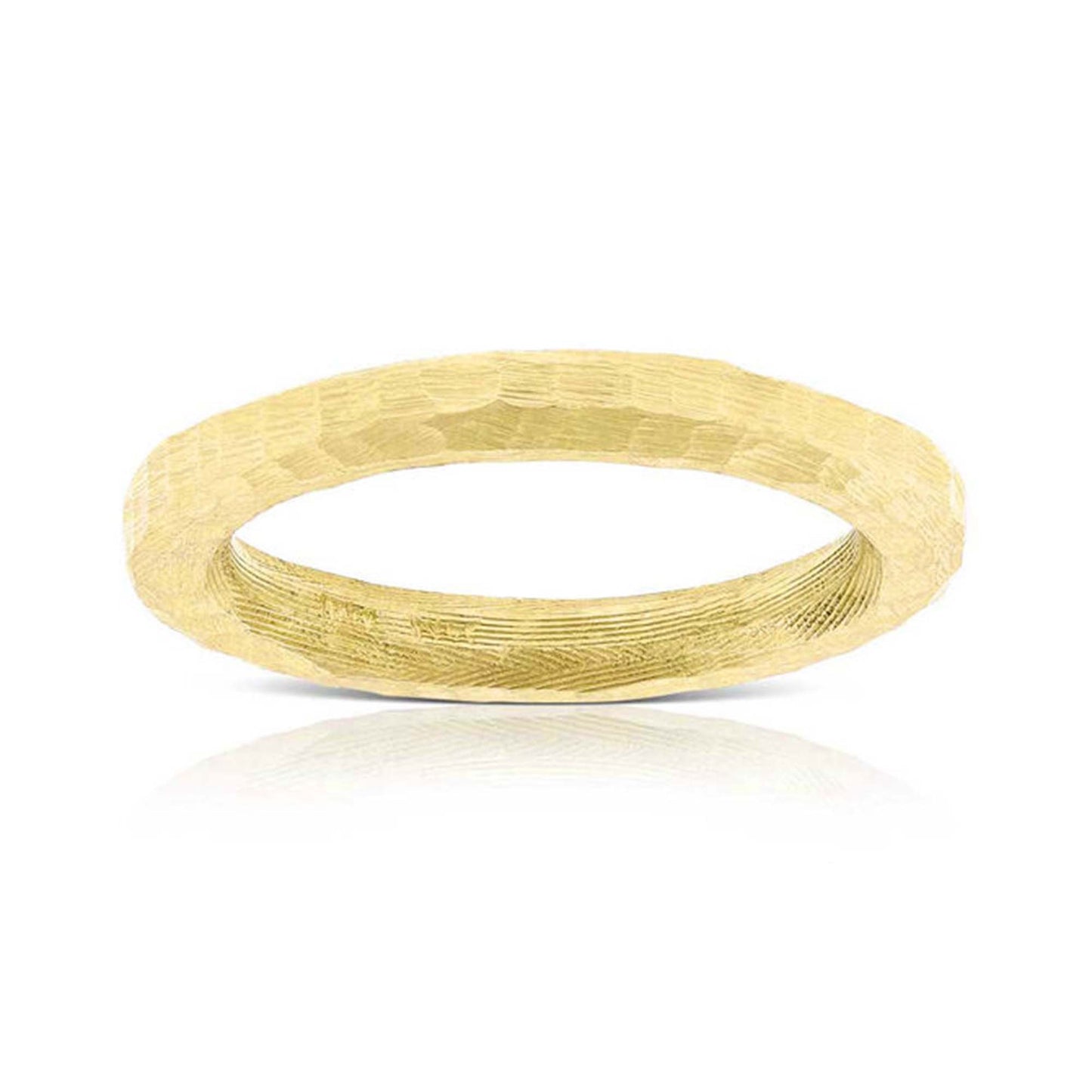 textured gold ring