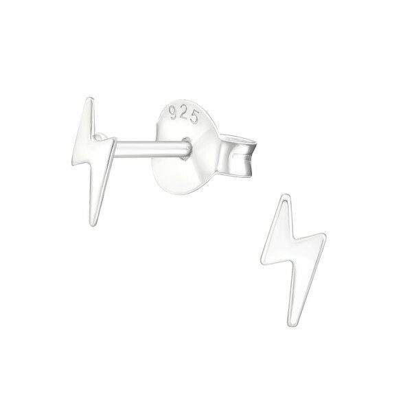 925 sterling silver lightning earrings