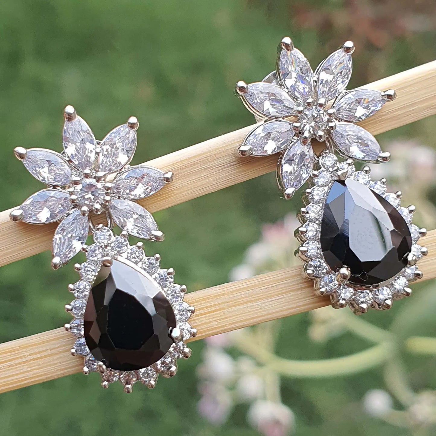 cubic zirconia earring
