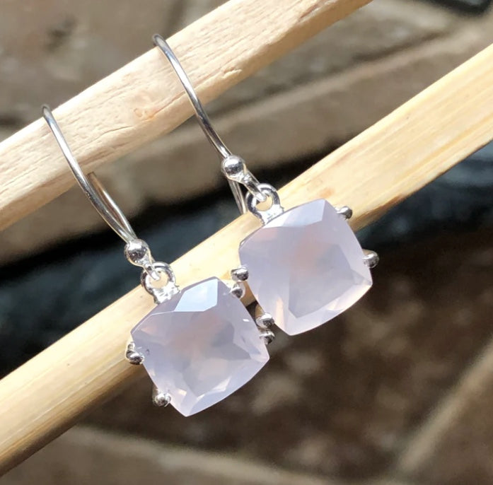 Pink Quartz Earrings