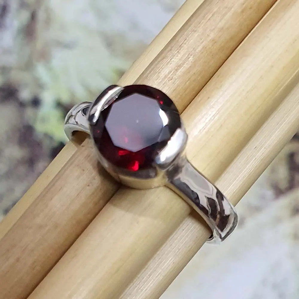 mens garnet ring