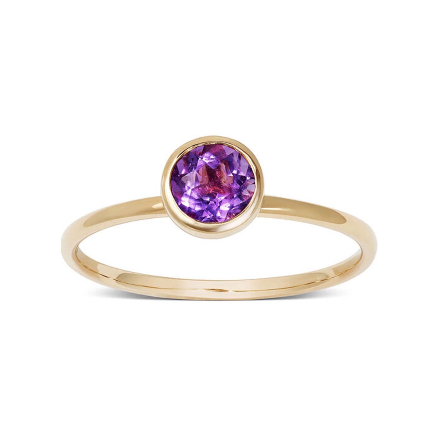 purple amethyst ring