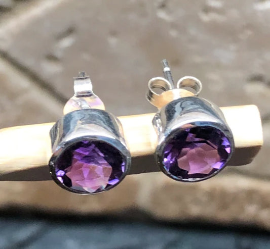 purple amethyst earrings