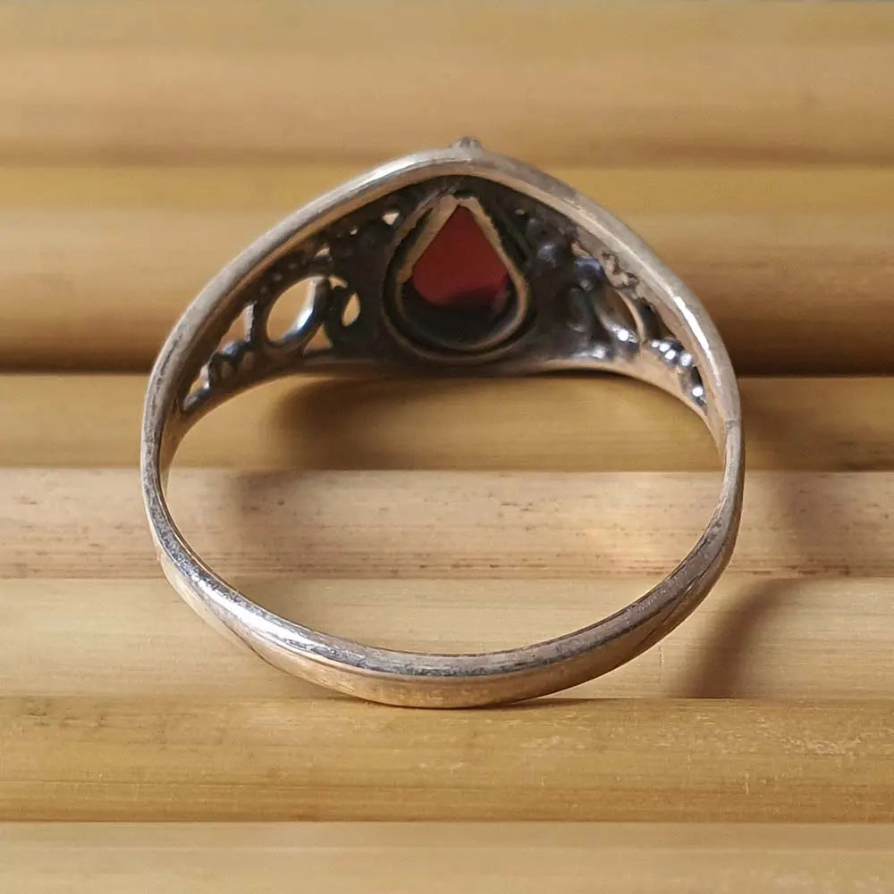 sterling silver onyx ring