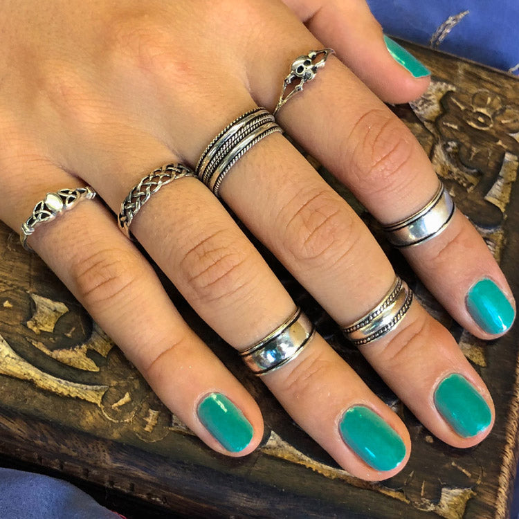 Silver Skull Ring
