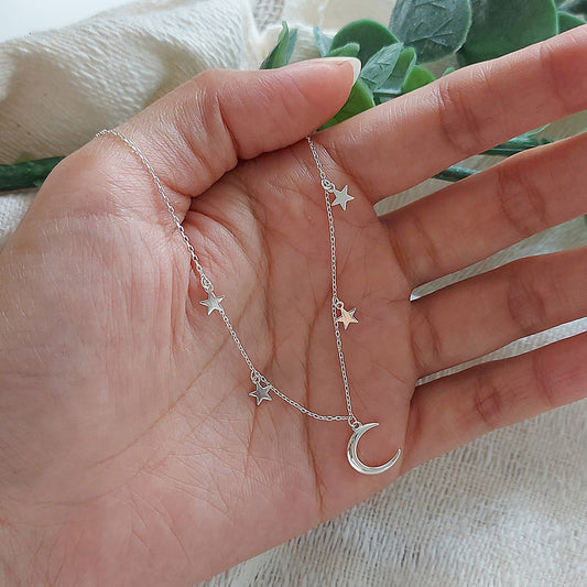 silver chain necklace jewelry