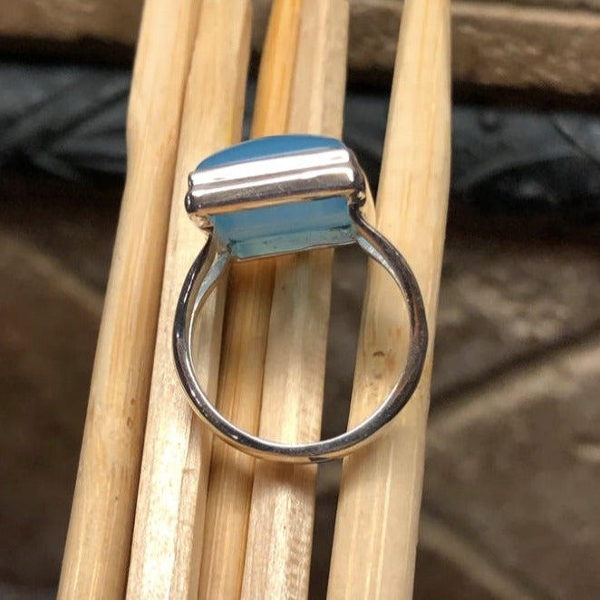 silver chalcedony jewelry