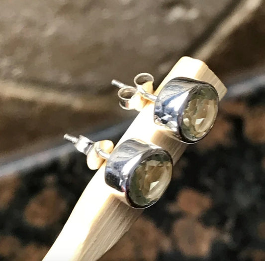 amethyst silver post