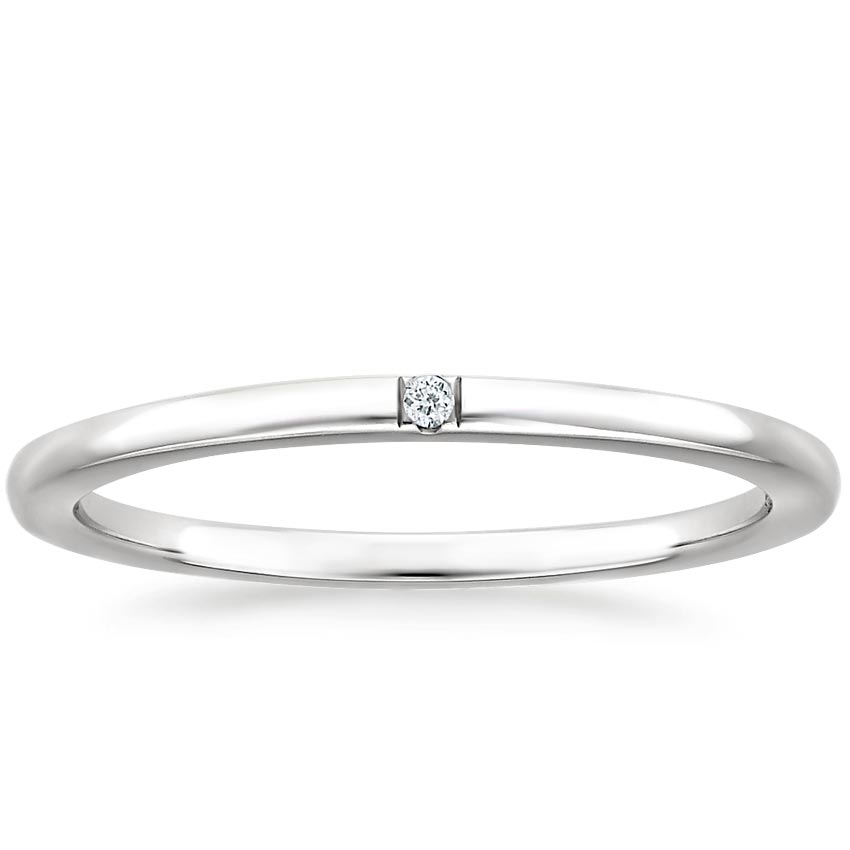 cz silver gemstone ring