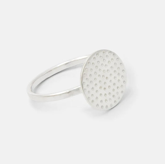 Textured Silver Ring