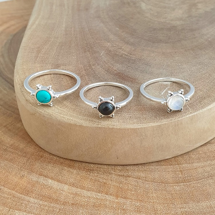 natural gemstone rings