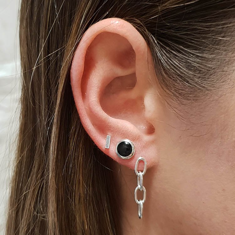 Chain Style Sterling Silver Earings